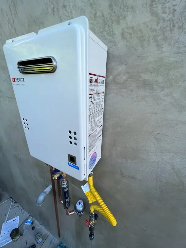 Tankless water heater installation for Pinehurst homes